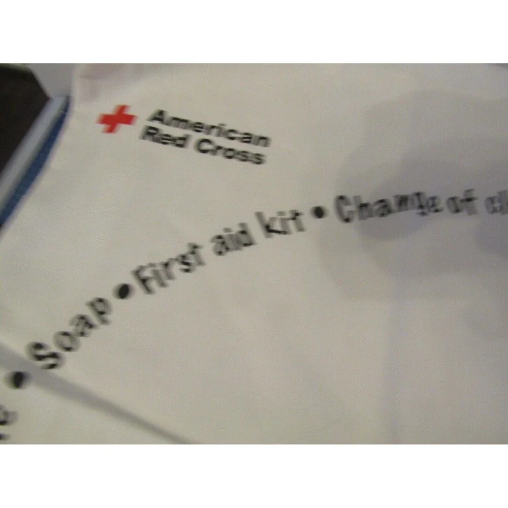 Disney Pillow Case American Red Cross First Aid Kit Supplies List RARE